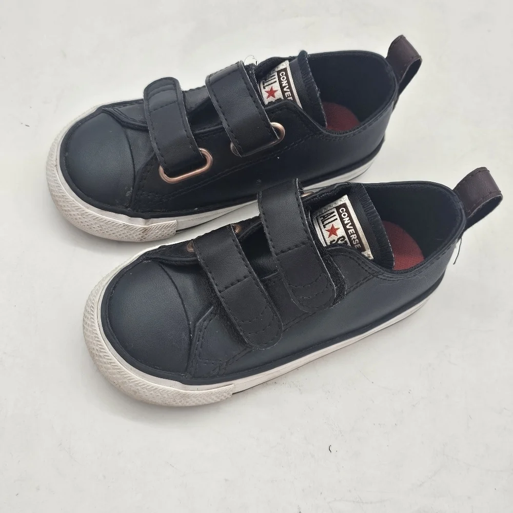 Converse Chuck Taylor All Star 2V Toddlers Sneakers Black Infant Size 7